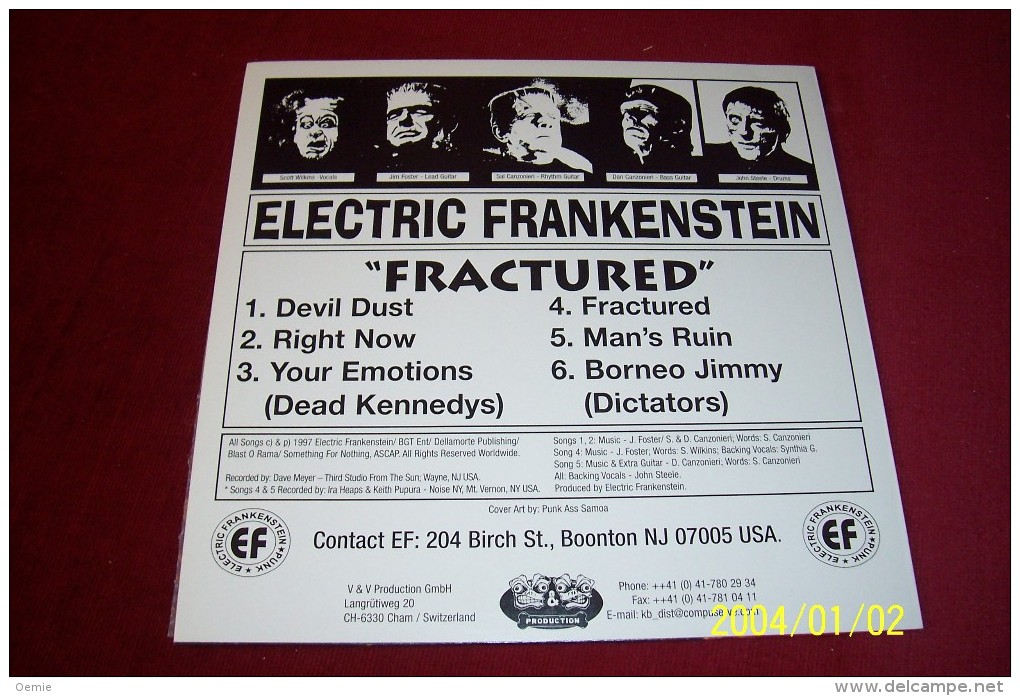 ELECTRIC FRANKENSTEIN - Special Formats