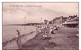 Villers Sur Mer : La Plage à Marée Haute - Villers Sur Mer