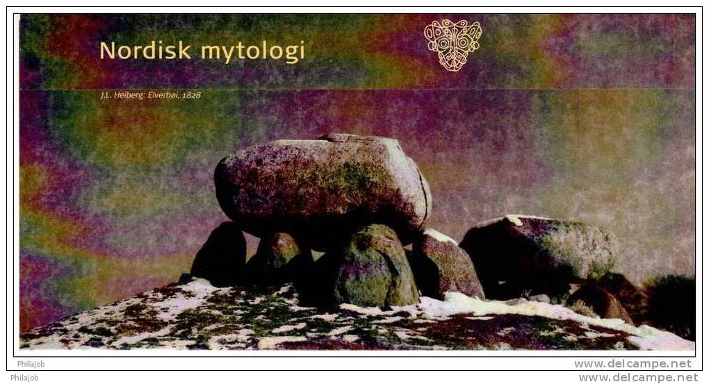 Danemark 2006 : Encart De 1 Bloc Et 2 Timbres Neufs ** MNH " MYTHOLOGIE NORDIQUE " - Mythology