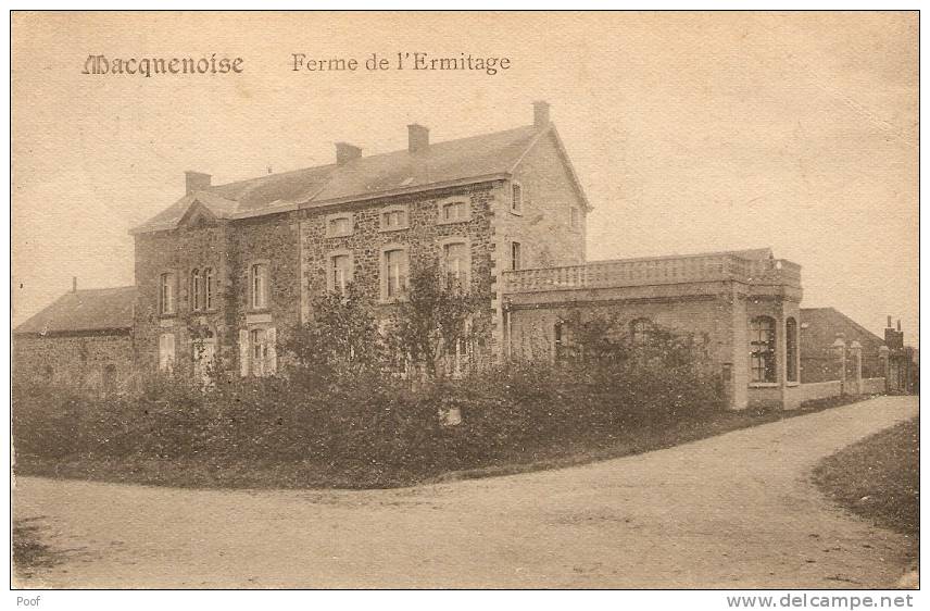 Macquenoise : Ferme De L'Ermitage --- 1920 - Momignies