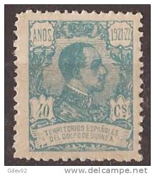 GUI162-L3353TEURESPCOLGUI.Guinee.GUINEA  ESPAÑOLA.Alfonso Xlll.. 1922.(Ed 162**) Sin Charnela.EXCELENTE - Guinée Espagnole