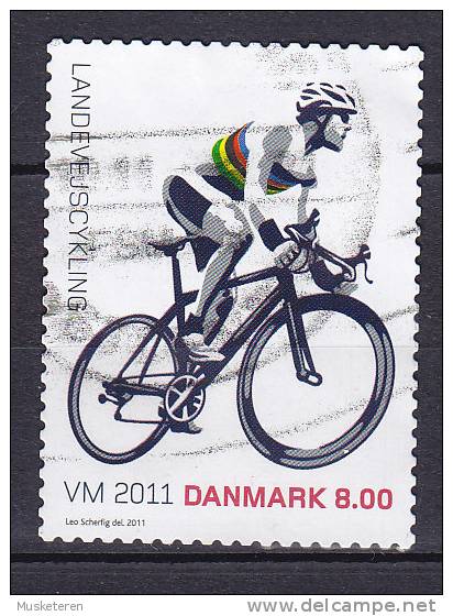 Denmark 2011 BRAND NEW 8.00 Kr VM Cykling World Championship Cycling Velo - Usado