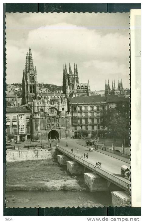 BURGOS Arco De Santa Maria Y Catedral  - Sn58 - Burgos