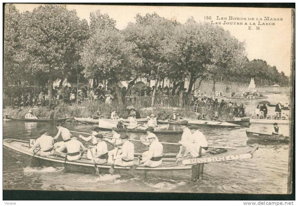 Les Bords De  La Marne - Les Joutes à La Lance - Rowing
