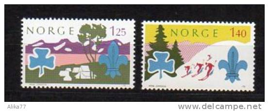 NORVEGE      Neuf **     Y. Et T.  N°  661 / 662       Cote:  3,00 Euros - Unused Stamps