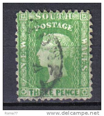 AP1374 - NEW SOUTH WALES , 3 Pence Usato . Sent 11 X 12 (S.G. 211e) - Gebruikt