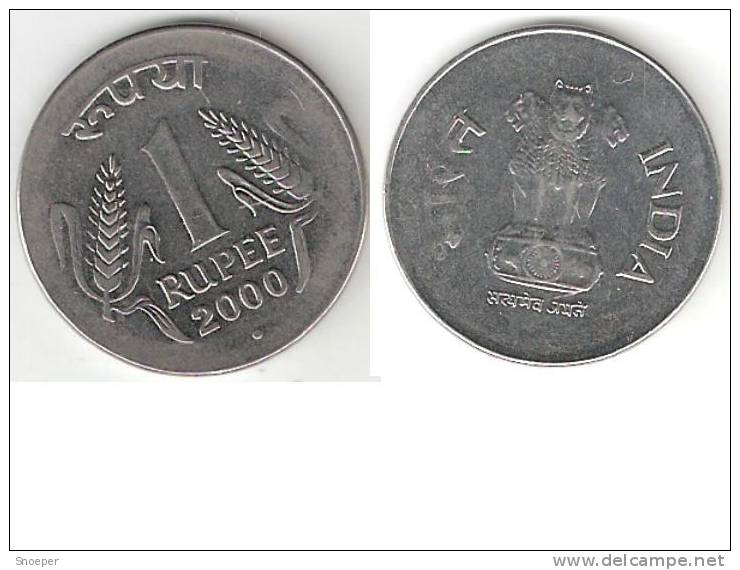 *india 1 Rupee 2000 N (dot) Km 92.2   Unc - India