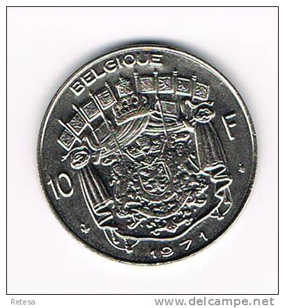 BOUDEWIJN 10 FRANK 1971  FR - 10 Francs