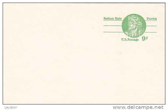Postal Card - Nathan Hale - 1961-80