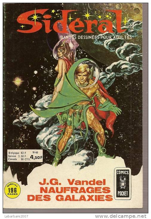 SIDERAL  N° 48 -  J.G. VANDEL   - AREDIT 1975 - Arédit & Artima