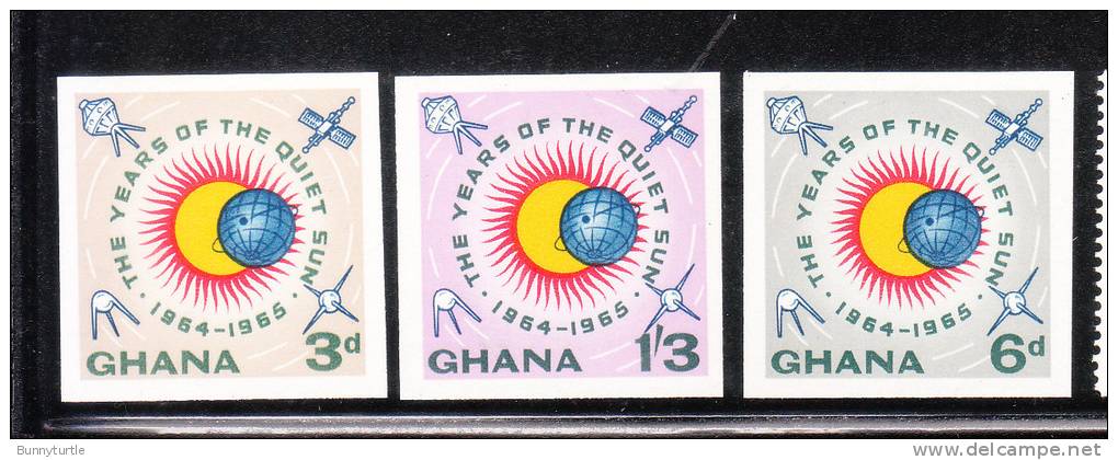 Ghana 1964 Int'l Quiet Sun Year MNH Imperf - Ghana (1957-...)