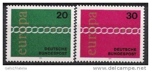 1971 - GERMANIA / GERMANY - EUROPA CEPT. MNH - 1971
