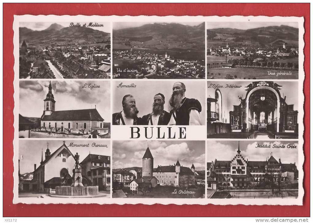 B1006 Bulle Multivues,Armaillis,non Circulé. Perrochet 6503. Visa Censure 1939 - Bulle
