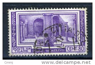 1938 - VATICANO - VATIKAN - VATICAN - VATICAAN - Sass. 59 -  Used - Oblitérés