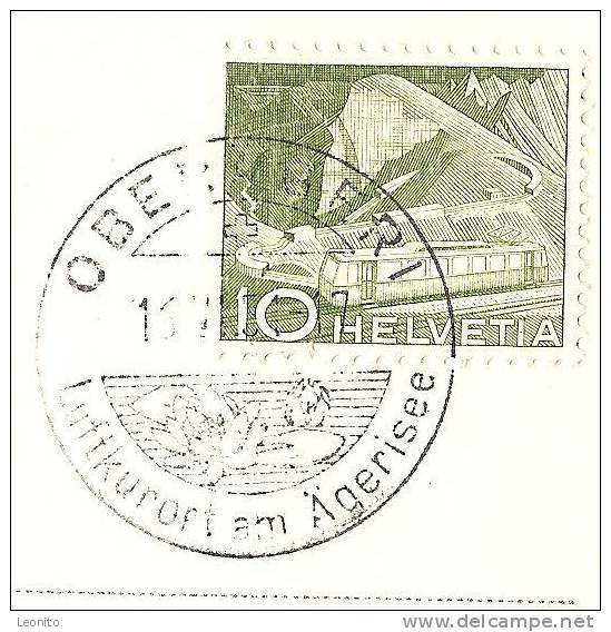 Ländli Oberägeri Zug Stempel ! 1951 - Oberägeri