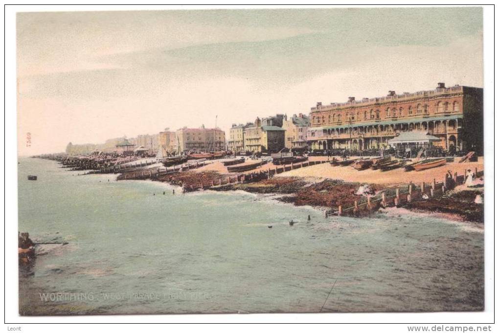 England - Worthing - West Parade From Pier - Not Used - Worthing