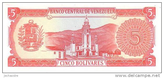 VENEZUELA   5 Bolivares  Daté Du 21-09-1989   Pick 70b     ***** BILLET  NEUF ***** - Venezuela