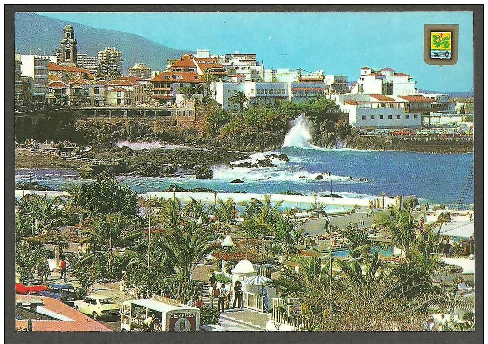 TENERIFE  -  PUERTO DE LA CRUZ - VISTA PARCIAL  -  ESCUDO DE ORO - Tenerife