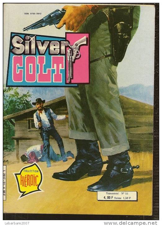 SILVER COLT  N°51  - AREDIT 1983 - Arédit & Artima