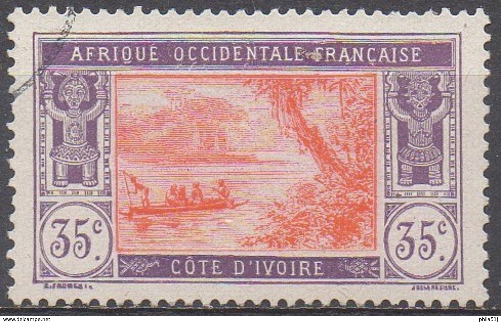 COTE-D'IVOIRE  N°50__OBL VOIR SCAN - Used Stamps