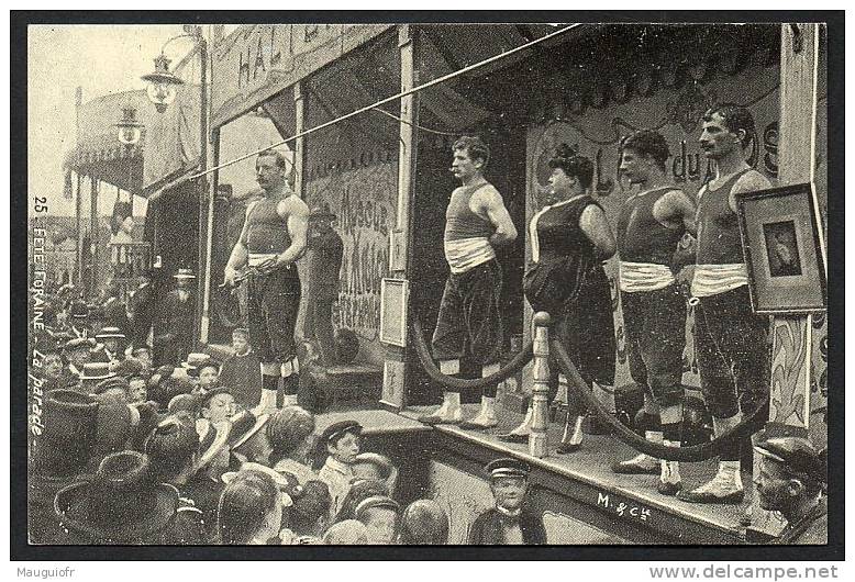 DF / 75 PARIS / PETITS METIERS / PARADE DES HERCULES ( LUTTEURS ) - Petits Métiers à Paris