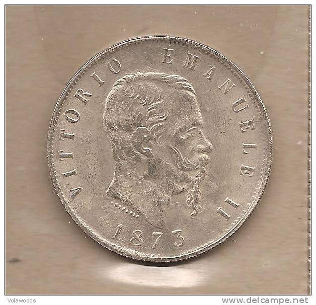 Italia - 5£  Vittorio Emanuele II° - 1873 - Falsa - 1861-1878 : Victor Emmanuel II