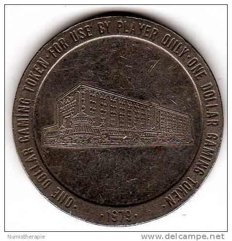 Barbary Coast Hotel & Casino : 1 Dollar  Slot Machine Gaming Token 1979 : Las Vegas - Casino