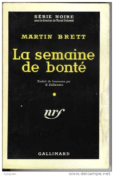 SERIE NOIRE N° 468 EO  BE 1958 - Série Noire