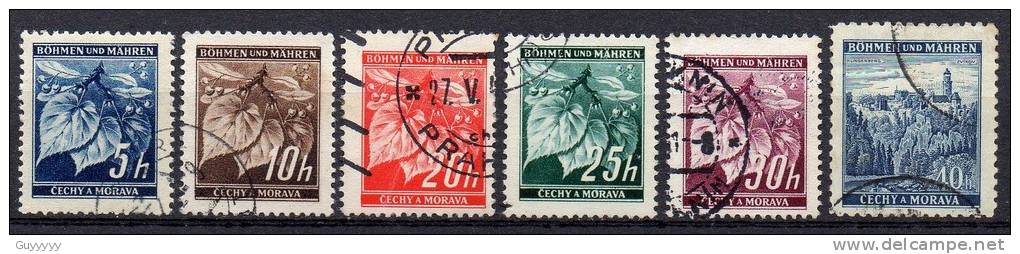 Böhmen Und Märhen - 1939/42 - Michel N° 20 à 35 - Gebruikt