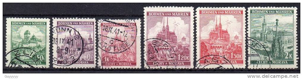 Böhmen Und Märhen - 1939/42 - Michel N° 20 à 35 - Usados