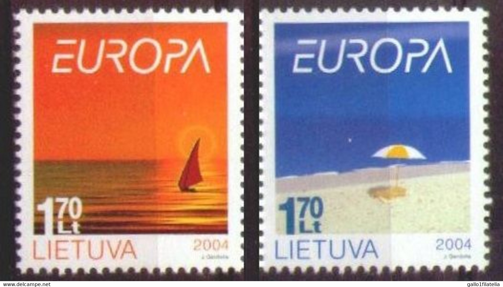 2004 - LITUANIA - EUROPA CEPT - LE VACANZE / HOLIDAYS. MNH - 2004