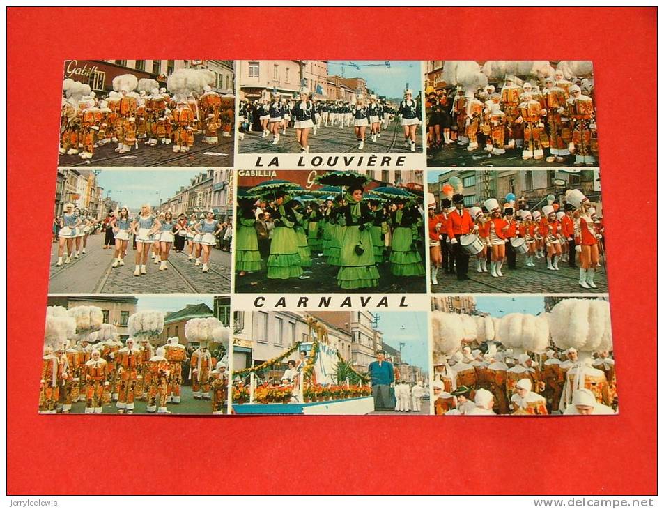 La Louvière  -  Carnaval - Carte Multivues   - ( Format 10,5 Cm X 15 Cm ) - La Louvière