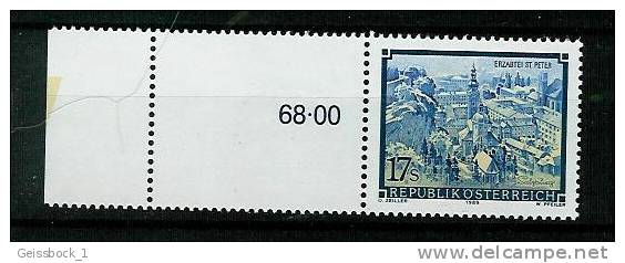 Österreich 1989:  Mi.-Nr. 1963: Stifte Und Klöster Mit Leerfeld    ** - Unused Stamps