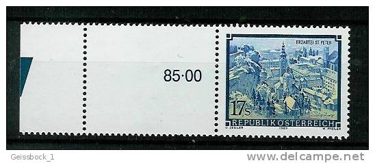 Österreich 1989:  Mi.-Nr. 1963: Stifte Und Klöster Mit Leerfeld  ** - Unused Stamps