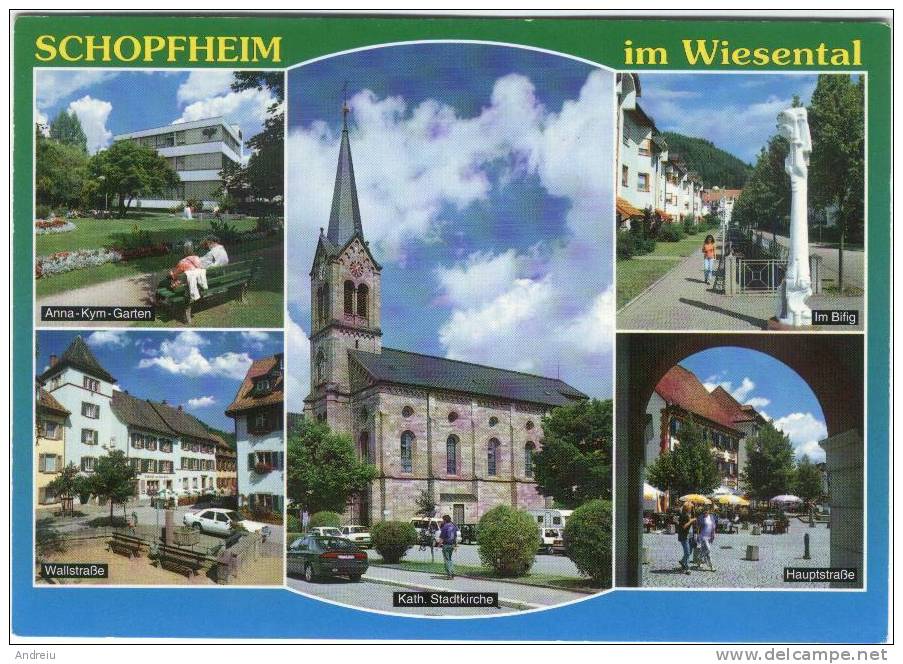 Germany Allemagne , Schopfheim Multiple Views Non Circulated - Schopfheim