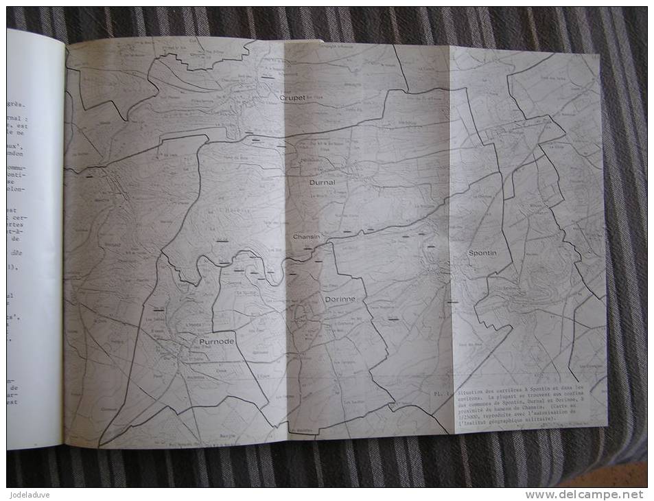 LES CARRIERES DE SPONTIN Région Durnal Yvoir Chansin Purnode Dorinne Tailleurs De Pierre Ancien Métier - Bélgica