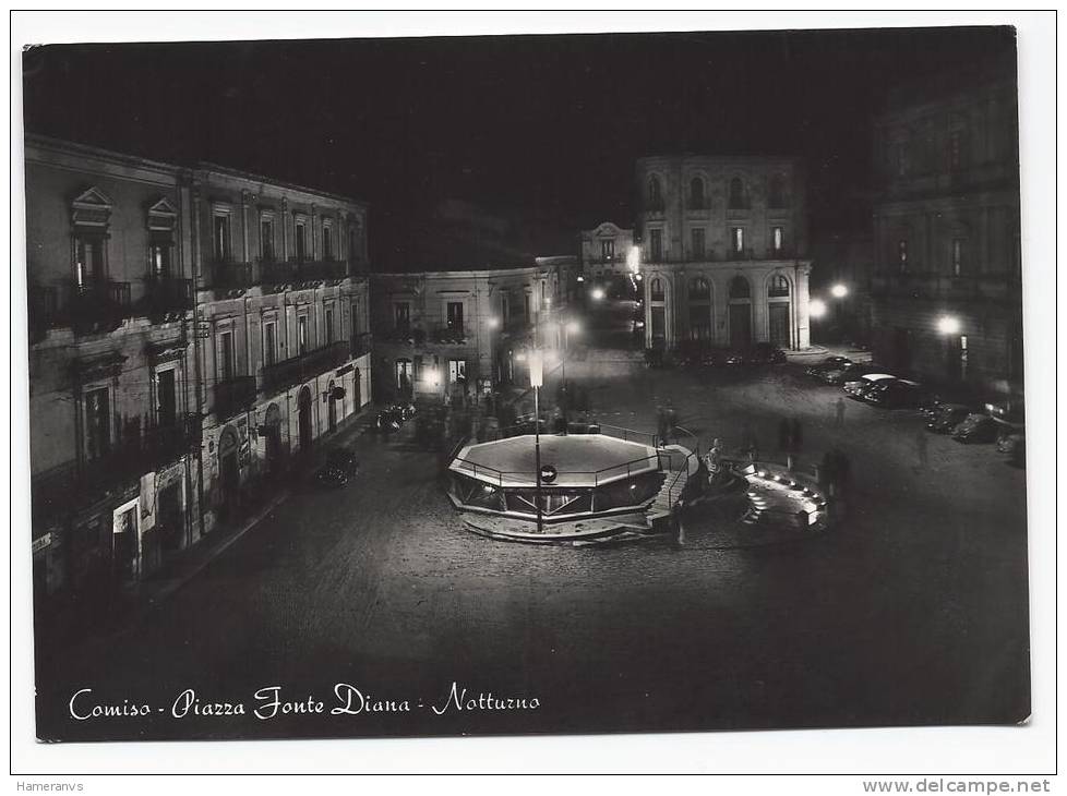 Comiso - Piazza Fonte Diana Notturno - H1106 - Ragusa