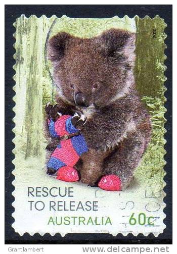 Australia 2010 Wildlife Caring - Rescue To Release - 60c Koala Self-adhesive Used - Usados