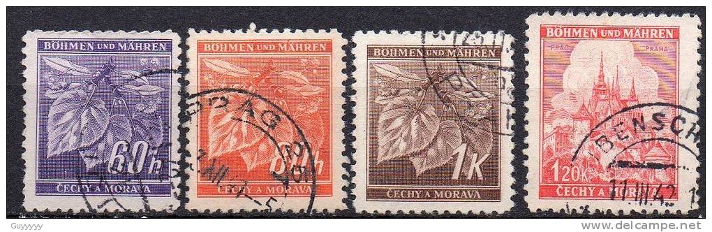 Böhmen Und Märhen - 1941 - Michel N° 65 à 72 - Usados