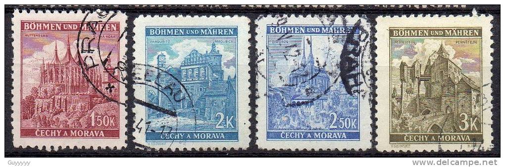 Böhmen Und Märhen - 1941 - Michel N° 65 à 72 - Used Stamps