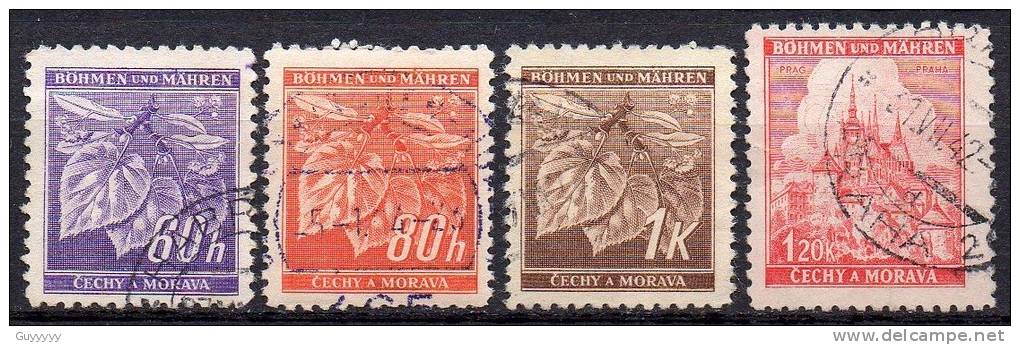 Böhmen Und Märhen - 1941 - Michel N° 65 à 72 - Used Stamps