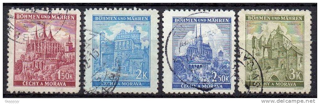 Böhmen Und Märhen - 1941 - Michel N° 65 à 72 - Used Stamps