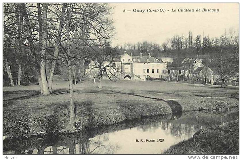 Val D Oise - Ref  98- Osny - Le Chateau De Busagny  - Carte Bon Etat - - Osny