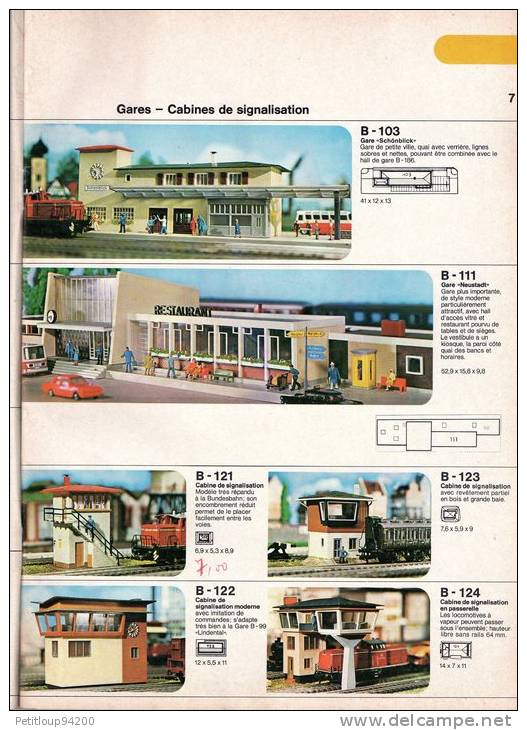 CATALOGUE  ACCESSOIRES  DE CHEMINS DE FER   FALLER  HO ET N   2 - Français