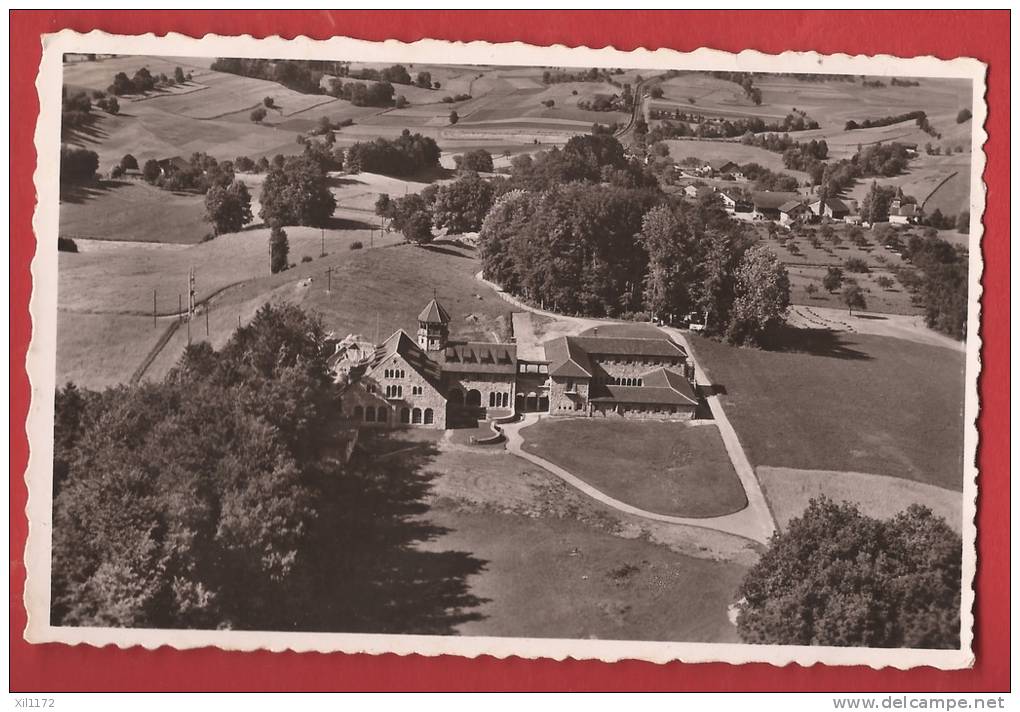 B1041 Crêt-Bérard Vue D'avion, Cachet Puidoux 1957. Photo Aéroport - Puidoux