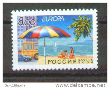 2004 - RUSSIA - EUROPA CEPT - LE VACANZE / HOLIDAYS - FRANCOBOLLO. MNH - 2004