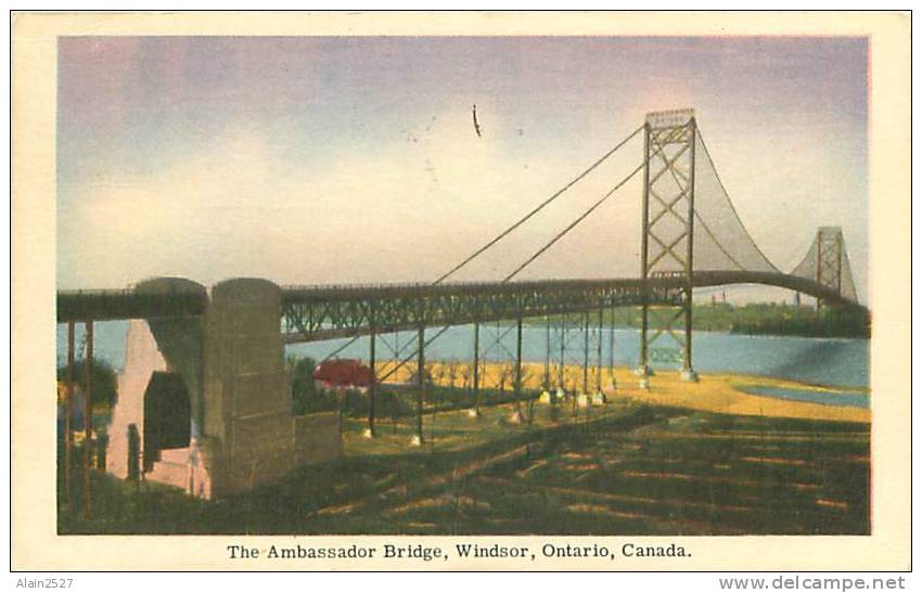 WINDSOR - The Ambassador Bridge (Jack H. Bain, Toronto) - Windsor