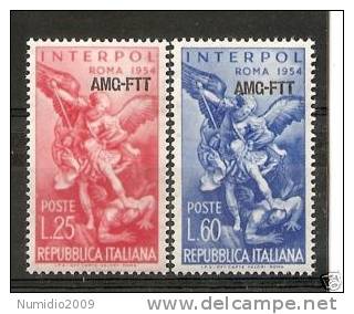 1954 TRIESTE A INTERPOL MNH ** - RR6639 - Neufs