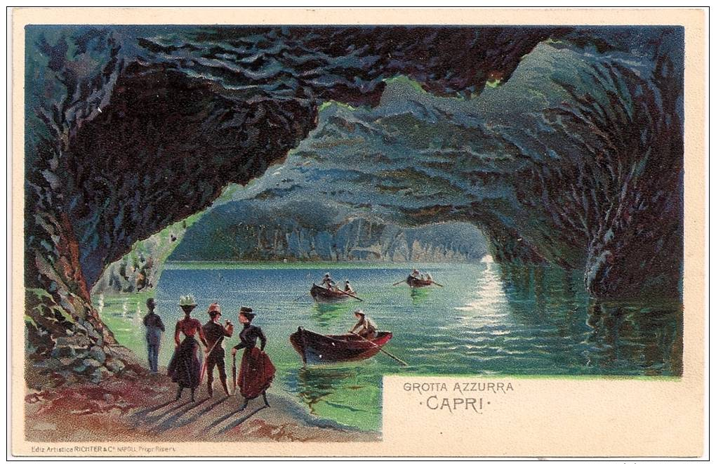 CAPRI - Grotta Azzurra ++++++++++++ Richter & Co., Napoli ++++++++++++++ - Other & Unclassified