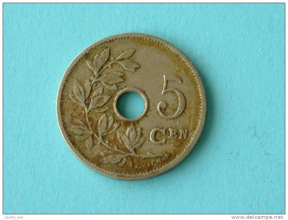 1907 VL - 5 CENT / Morin 280 ( Uncleaned Coin / For Grade, Please See Photo ) !! - 5 Centimes